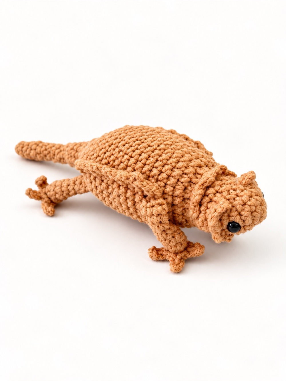 Bearded Dragon Handmade Crochet  Amigurumi Reptile Plush